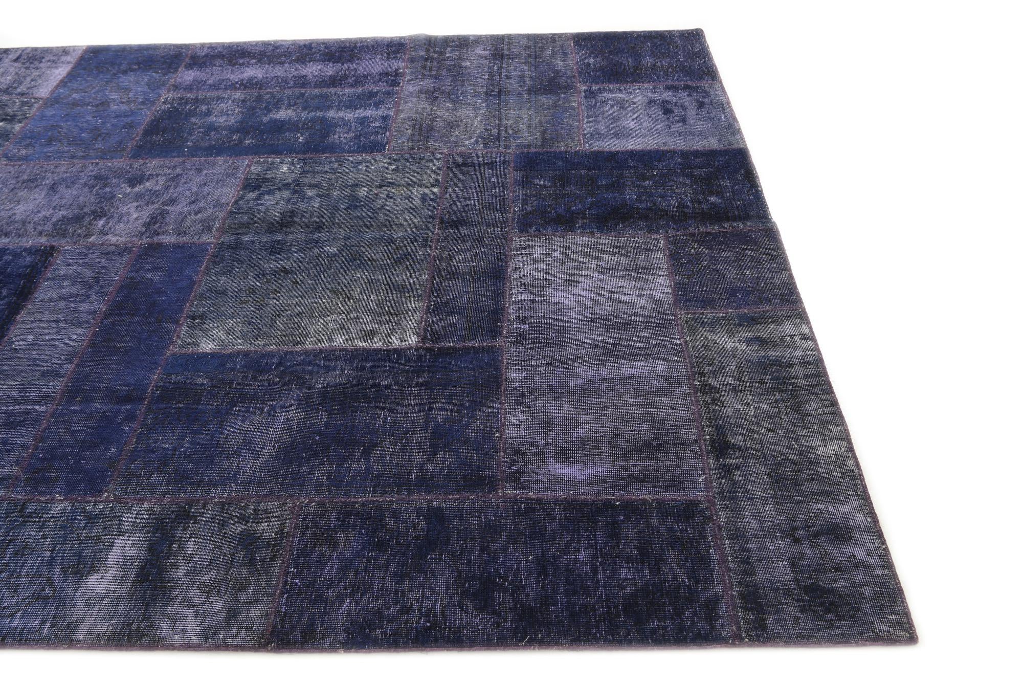 6' 7 x 9' 10 Hand Knotted Ultra Vintage Persian Wool Rug