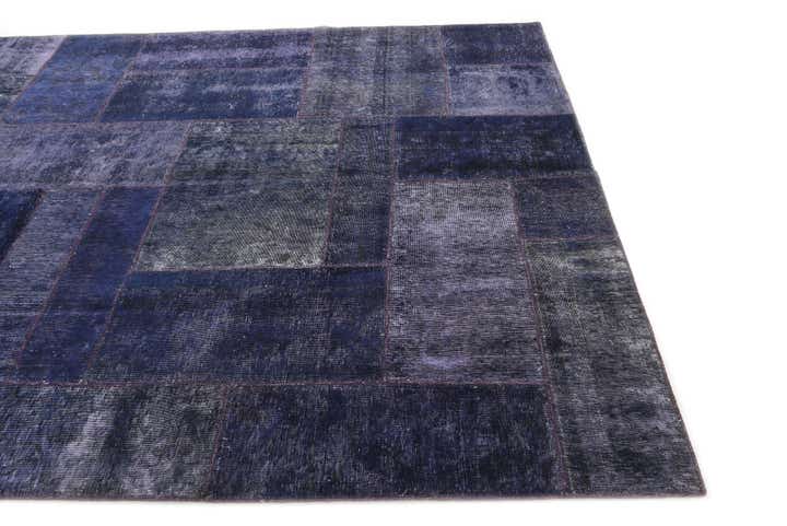 6' 7 x 9' 10 Hand Knotted Ultra Vintage Persian Wool Rug