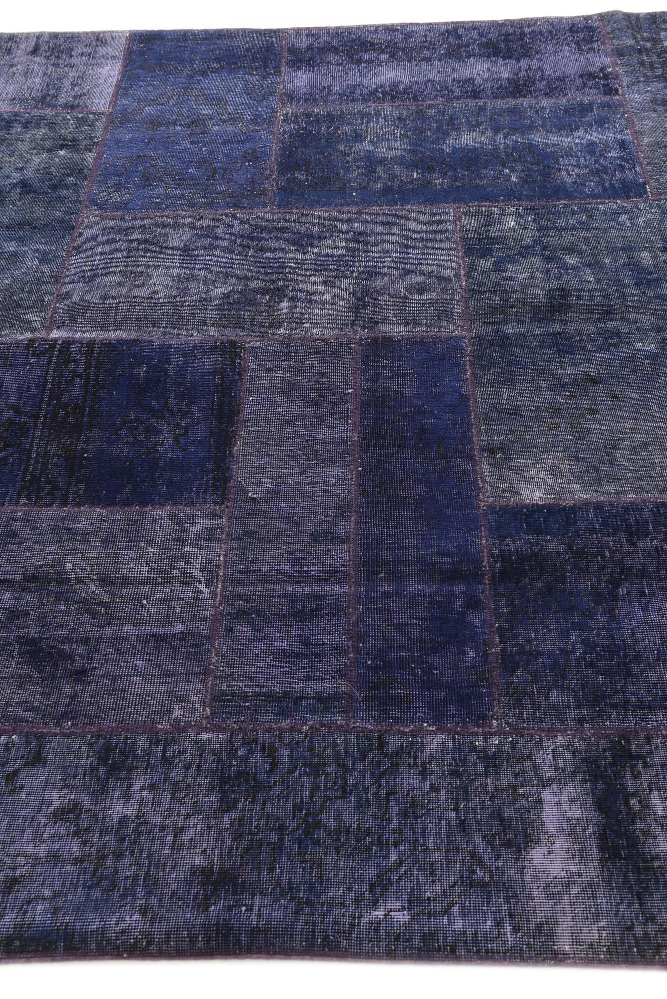 6' 7 x 9' 10 Hand Knotted Ultra Vintage Persian Wool Rug