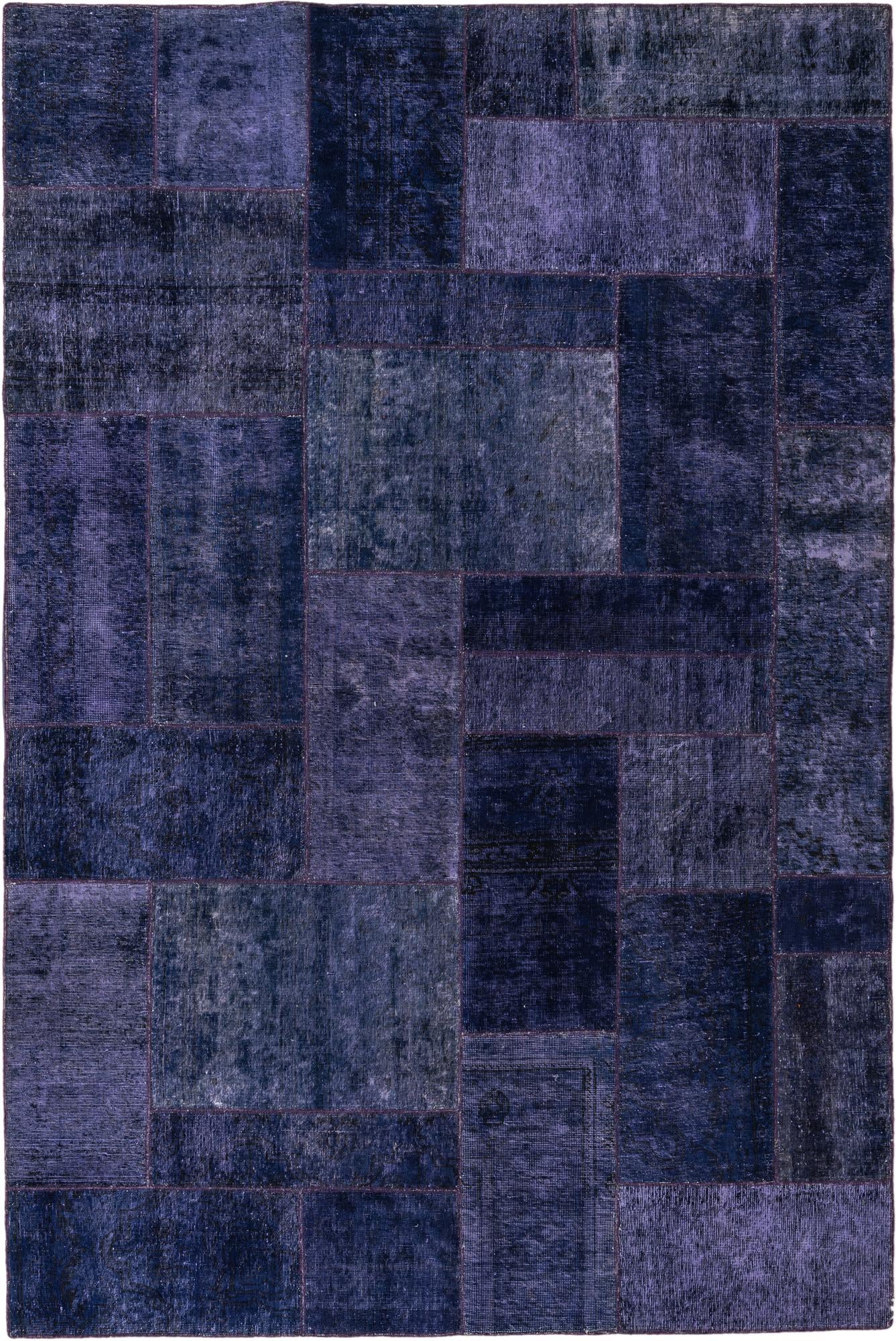 6' 7 x 9' 10 Hand Knotted Ultra Vintage Persian Wool Rug