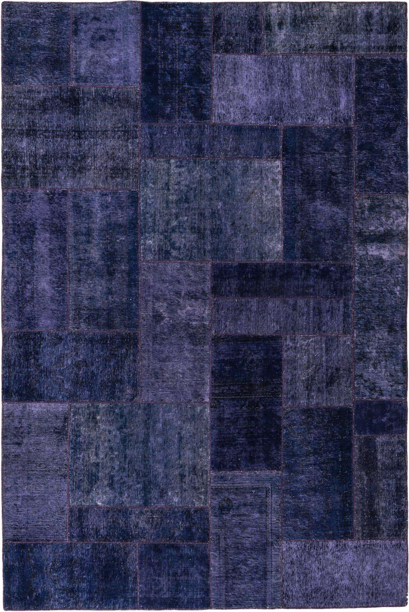 6' 7 x 9' 10 Hand Knotted Ultra Vintage Persian Wool Rug