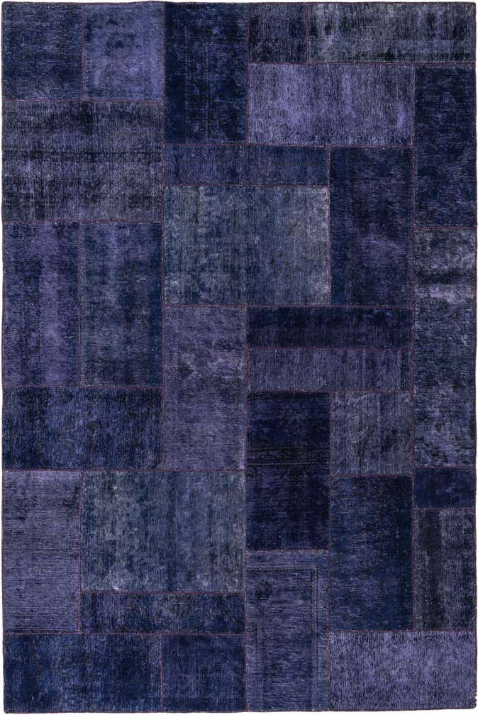 6' 7 x 9' 10 Hand Knotted Ultra Vintage Persian Wool Rug