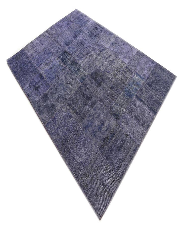 Detail image of 5' 8 x 8'  Hand Knotted Ultra Vintage Persian Wool Rug