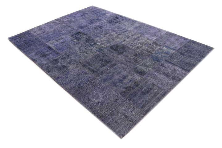 5' 8 x 8' Hand Knotted Ultra Vintage Persian Wool Rug