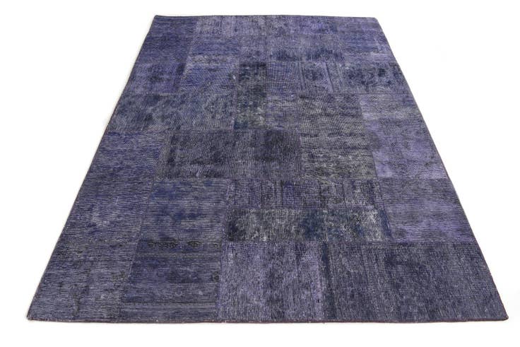 Detail image of 5' 8 x 8' Hand Knotted Ultra Vintage Persian Wool Rug