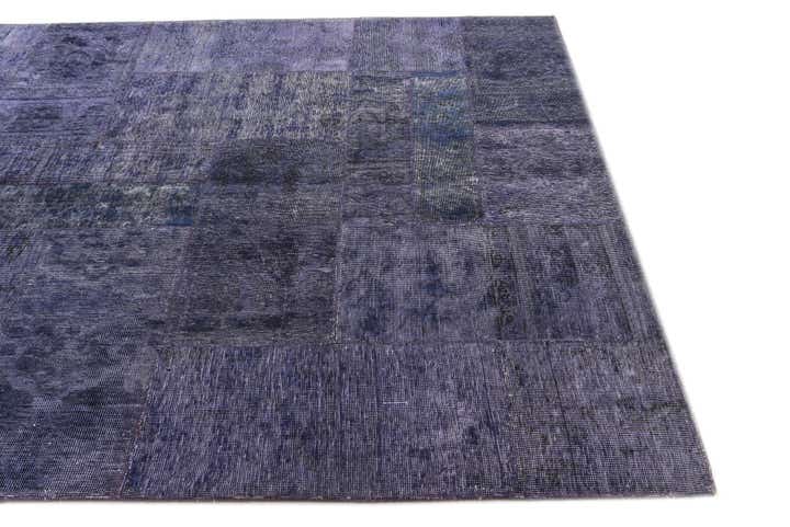 5' 8 x 8' Hand Knotted Ultra Vintage Persian Wool Rug