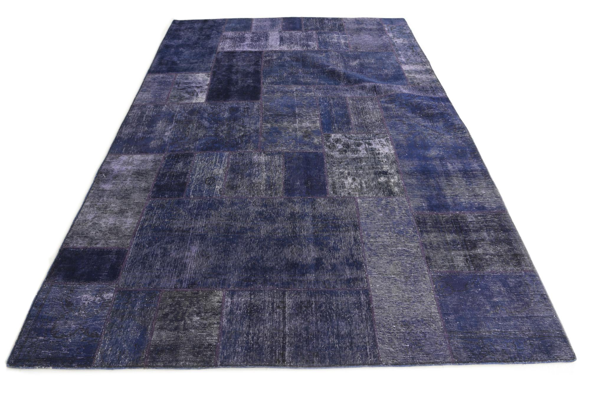 6' 9 x 10' Hand Knotted Ultra Vintage Persian Wool Rug