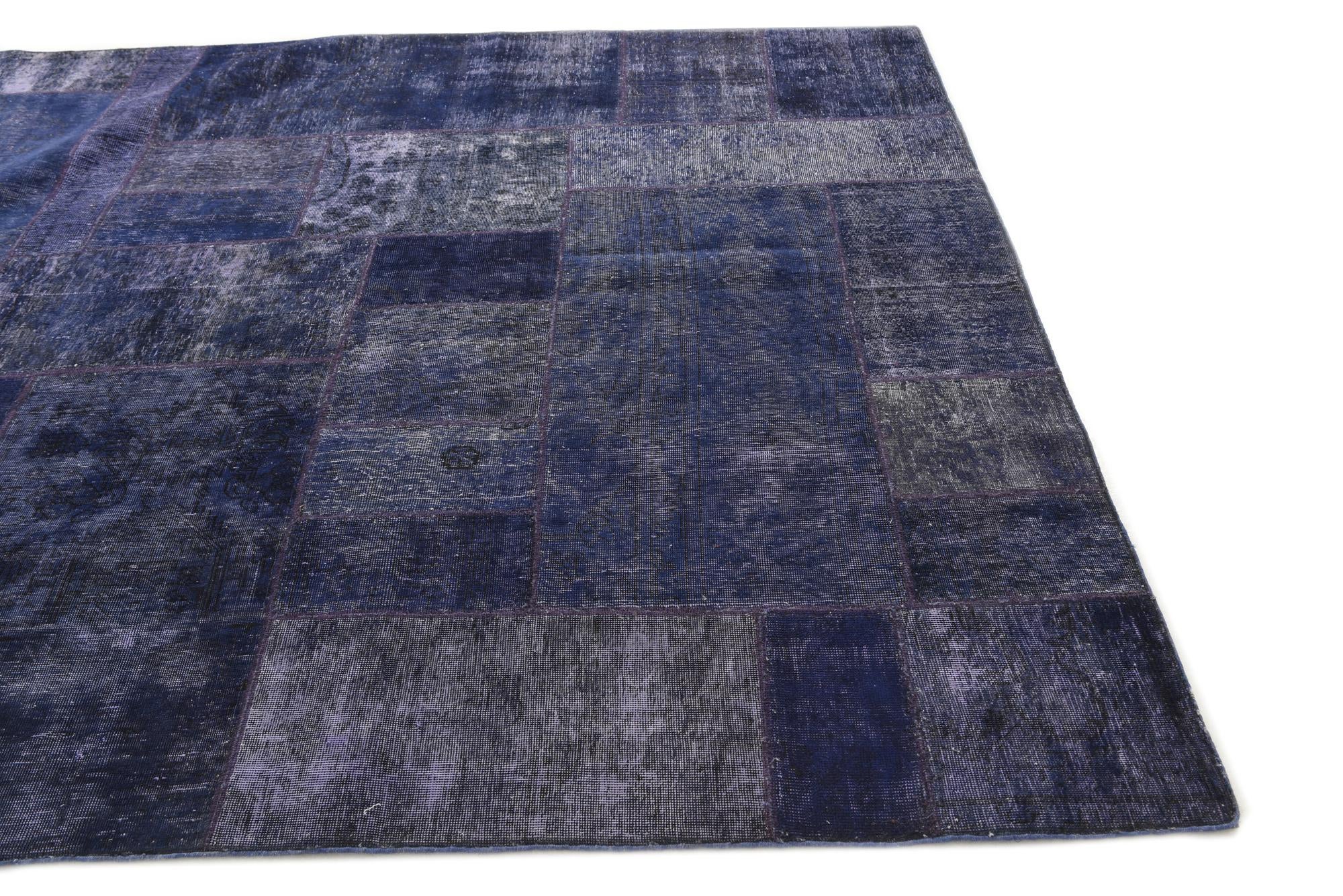 6' 9 x 10' Hand Knotted Ultra Vintage Persian Wool Rug