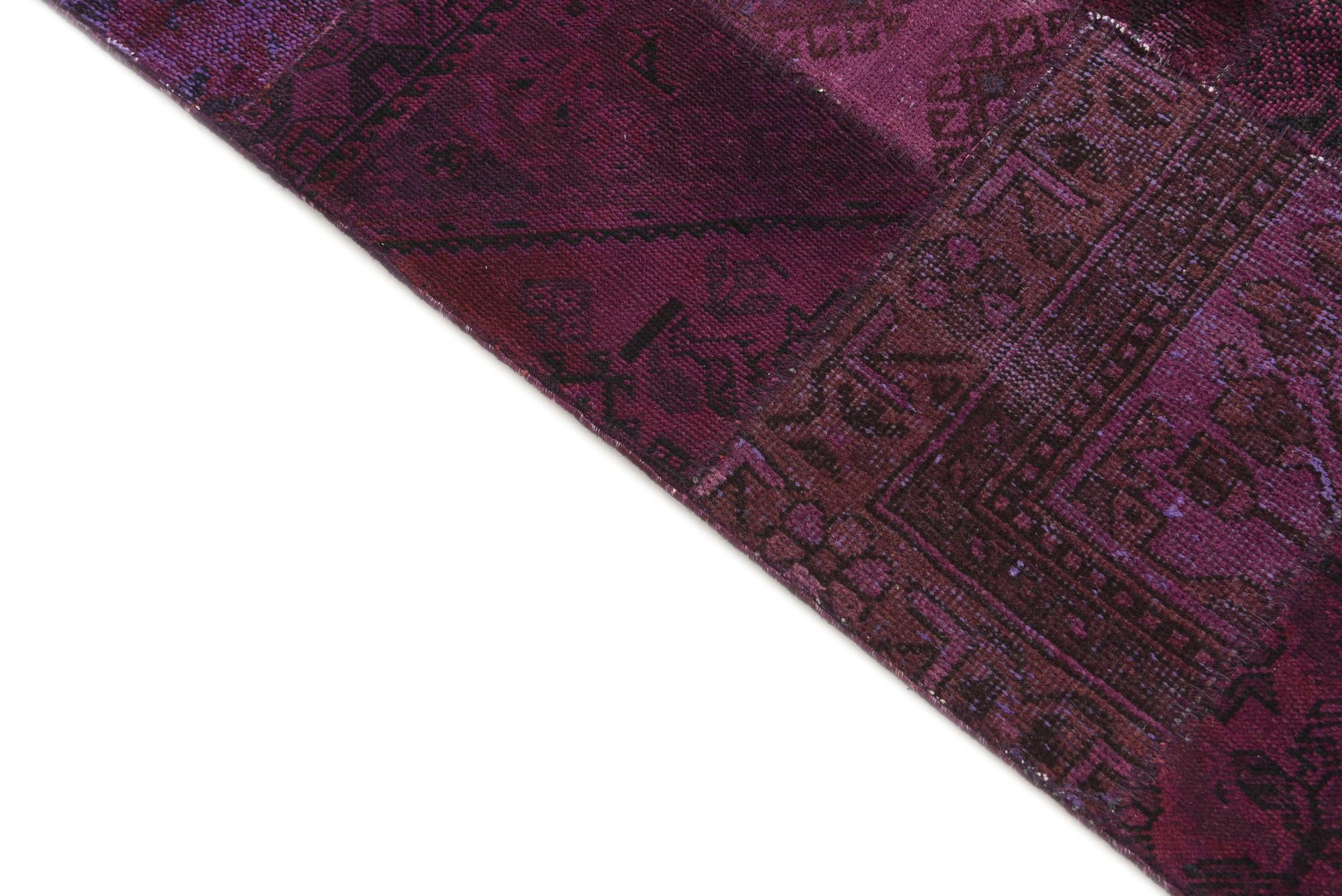 6' 10 x 9' 9 Hand Knotted Ultra Vintage Persian Wool Rug