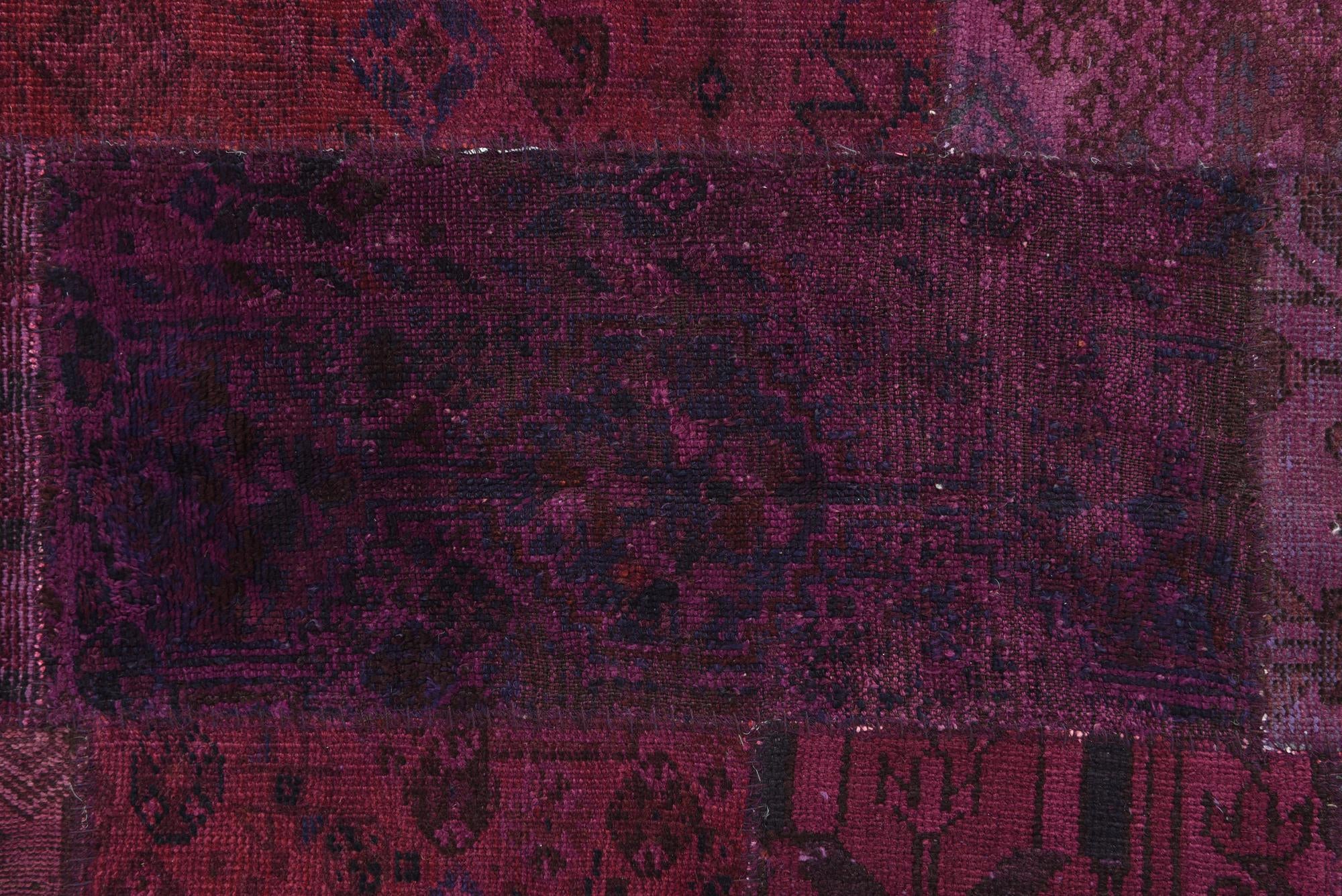 6' 10 x 9' 9 Hand Knotted Ultra Vintage Persian Wool Rug