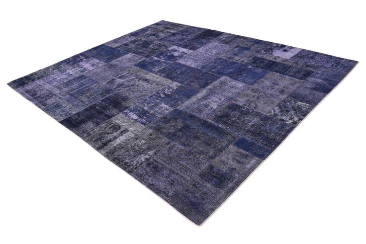 Detail image of 8' 3 x 9' 10 Hand Knotted Ultra Vintage Persian Wool Rug