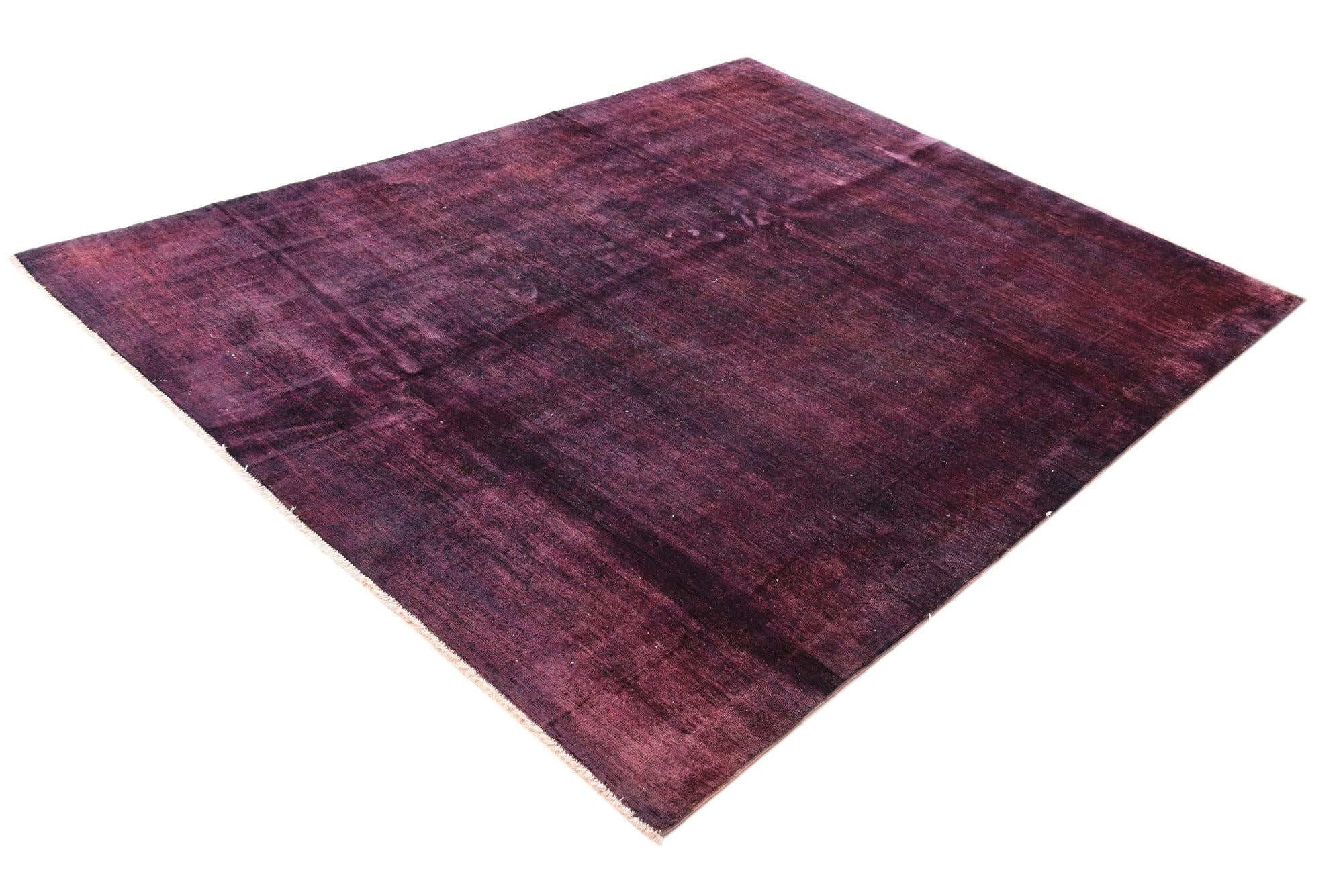 6' 6 x 8' Hand Knotted Ultra Vintage Persian Wool Rug