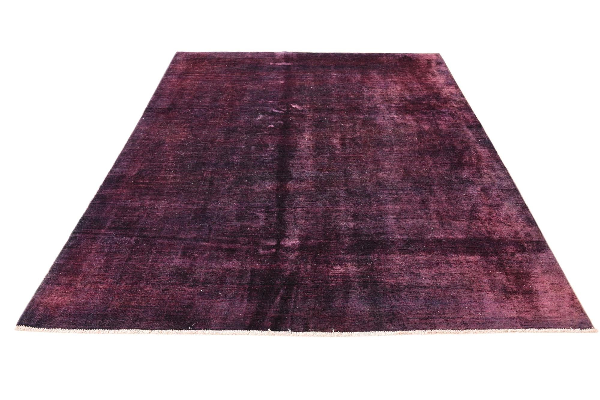 6' 6 x 8' Hand Knotted Ultra Vintage Persian Wool Rug