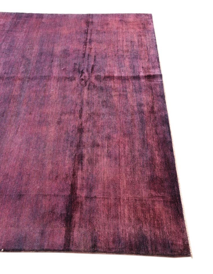 Detail image of 6' 6 x 8'  Hand Knotted Ultra Vintage Persian Wool Rug