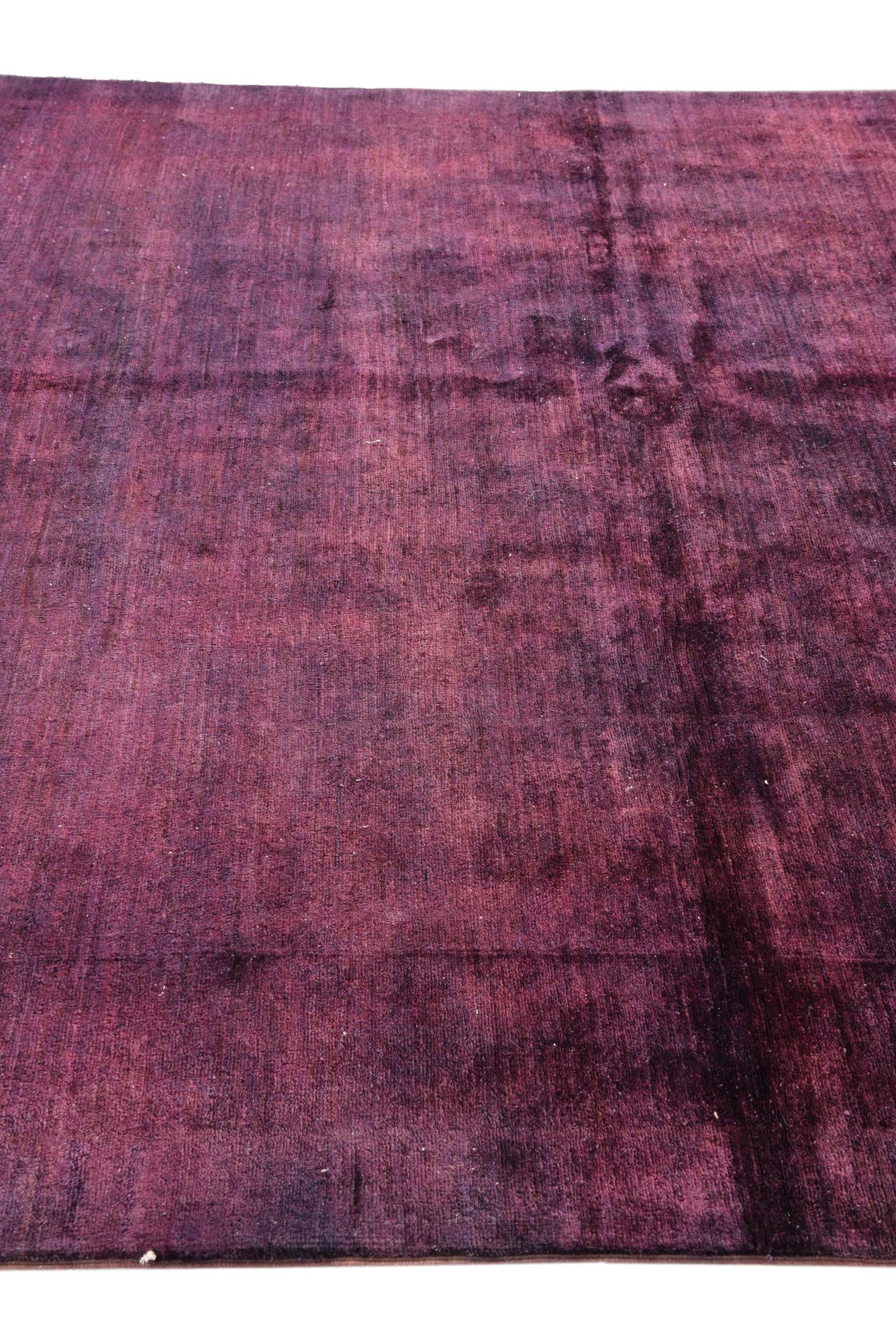 6' 6 x 8' Hand Knotted Ultra Vintage Persian Wool Rug
