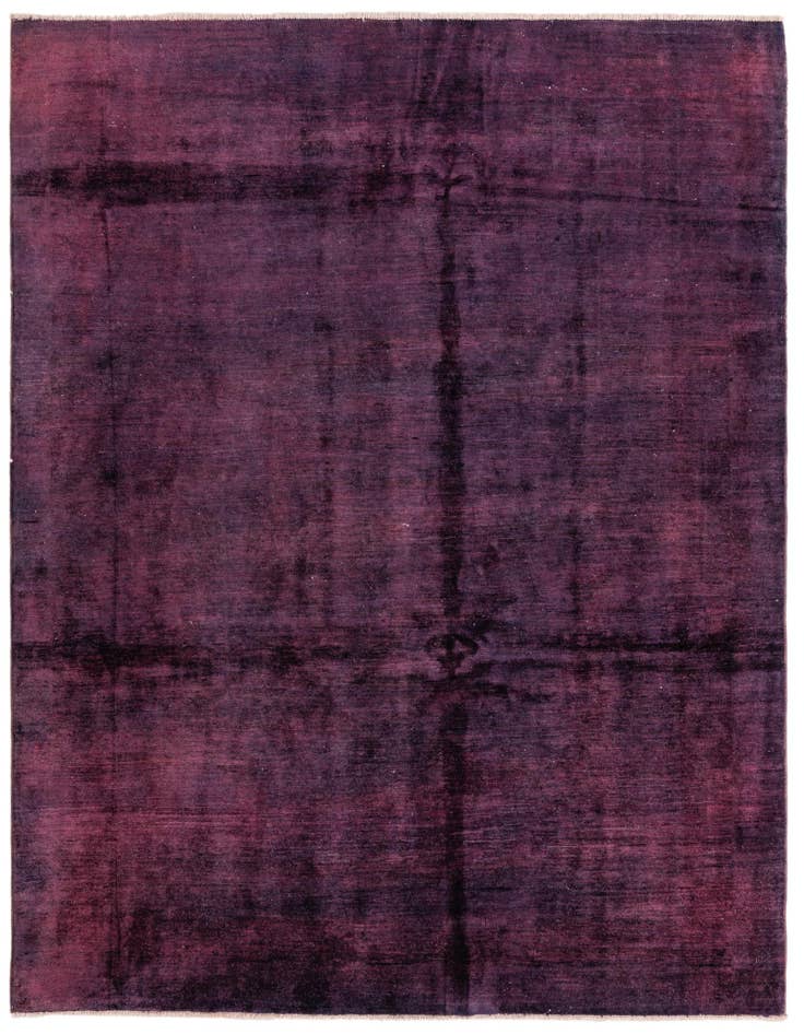 Detail image of 6' 6 x 8' Hand Knotted Ultra Vintage Persian Wool Rug