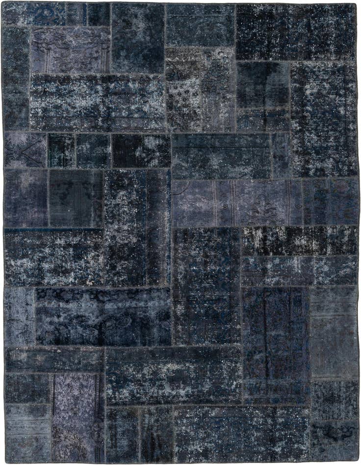 Detail image of 6' x 9' Hand Knotted Ultra Vintage Persian Wool Rug