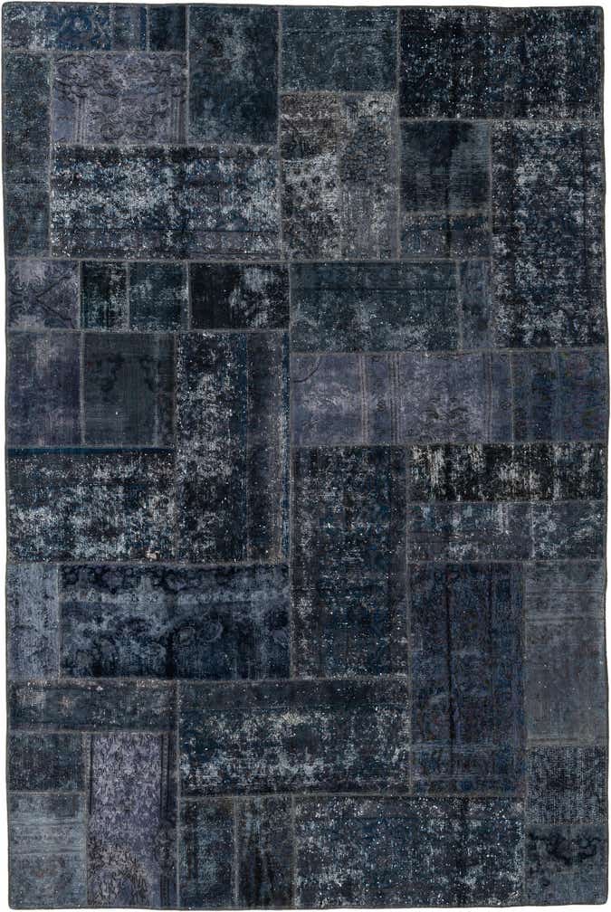 6' x 9' Hand Knotted Ultra Vintage Persian Wool Rug