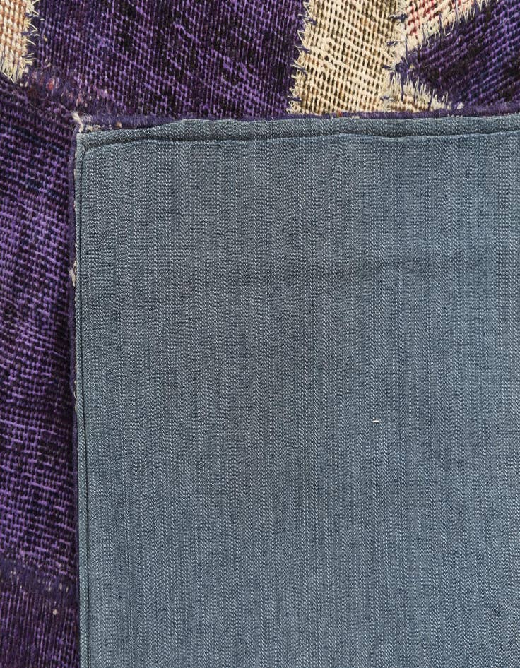 Detail image of 4' 8 x 6' 6  Hand Knotted Ultra Vintage Persian Wool Rug