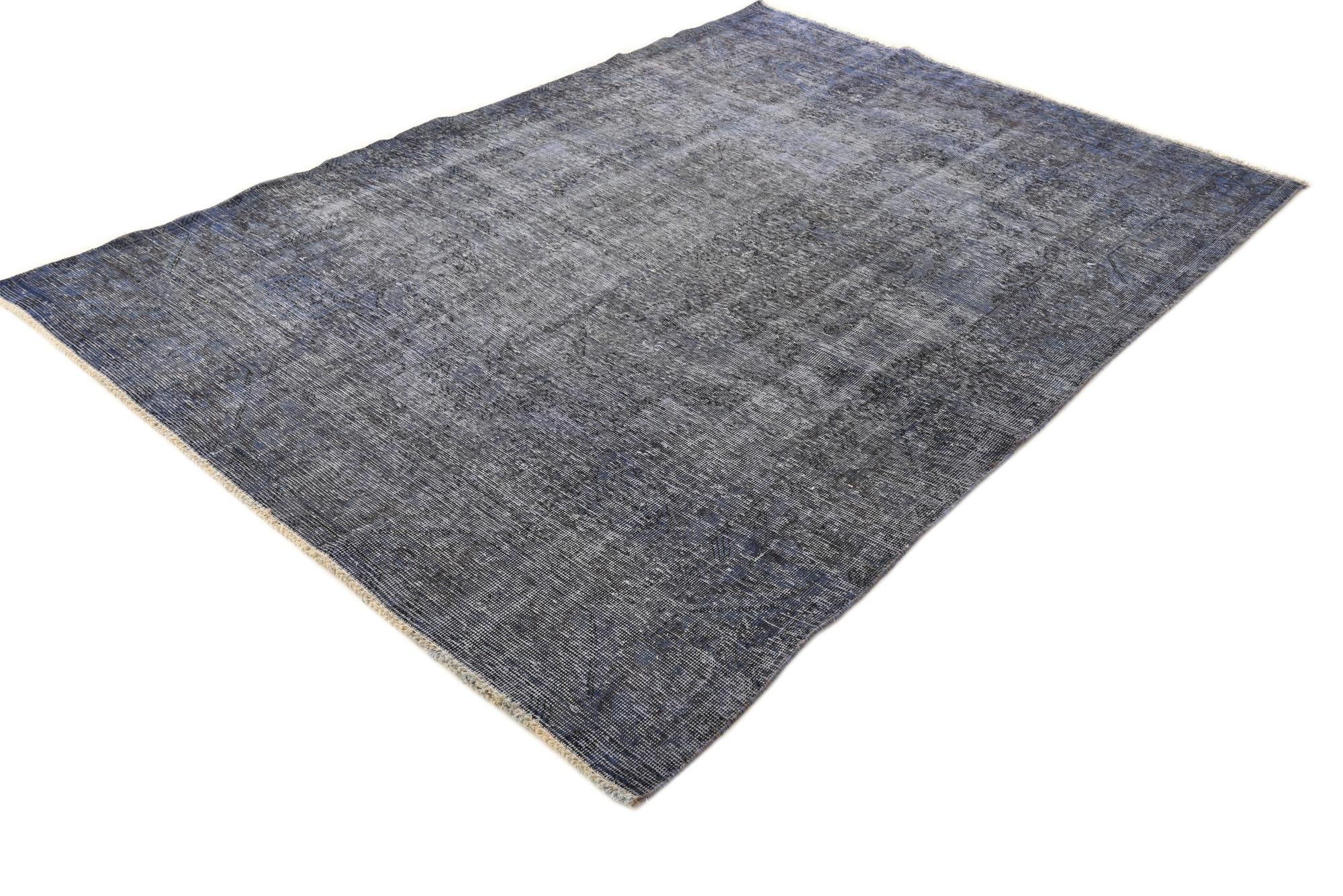 6' 1 x 8' 10 Hand Knotted Ultra Vintage Persian Wool Rug
