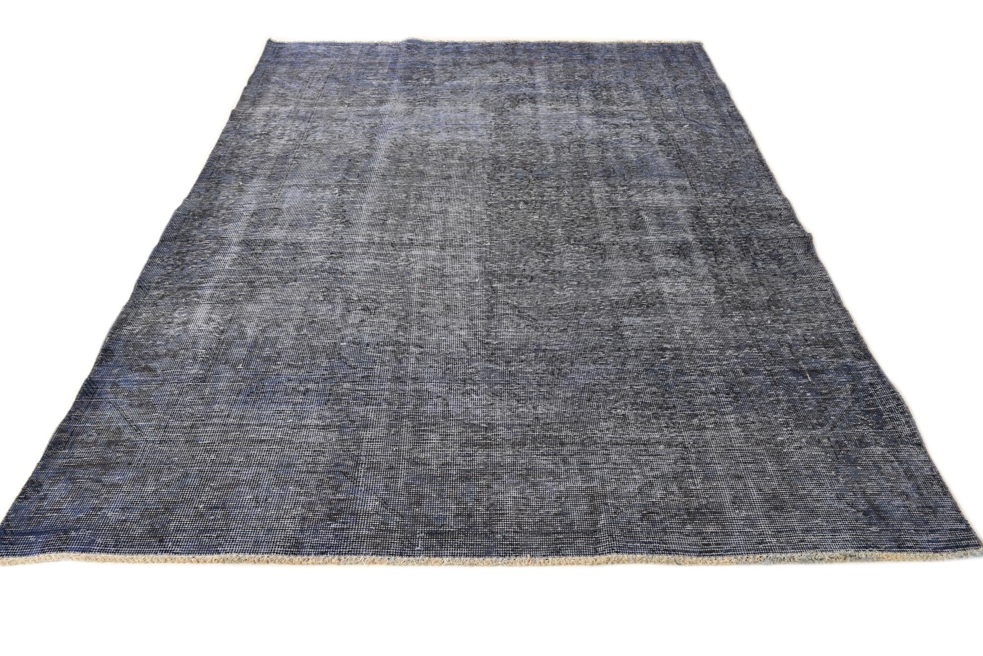 6' 1 x 8' 10 Hand Knotted Ultra Vintage Persian Wool Rug