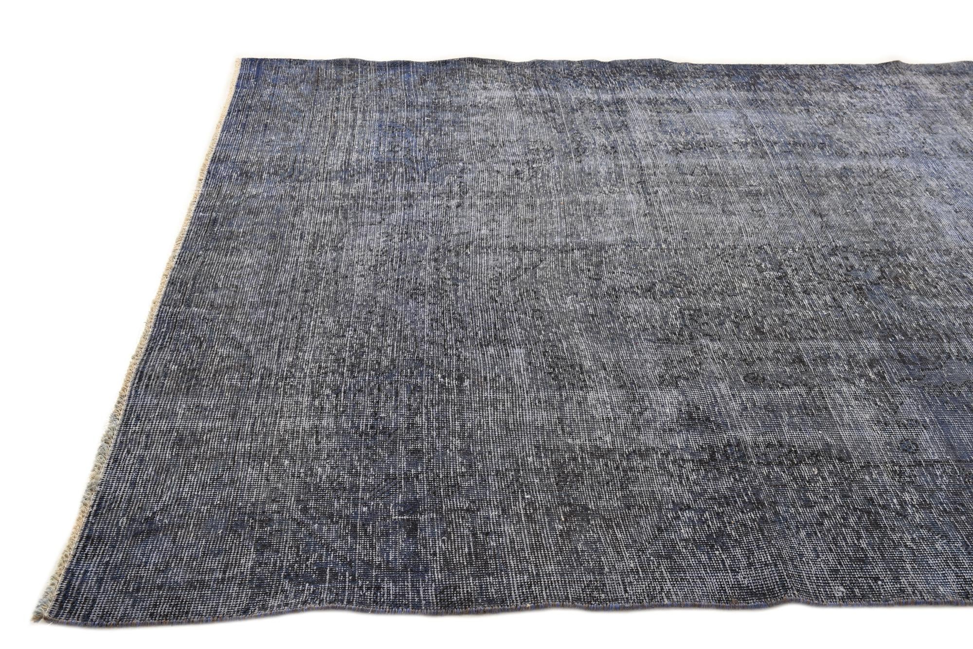 6' 1 x 8' 10 Hand Knotted Ultra Vintage Persian Wool Rug