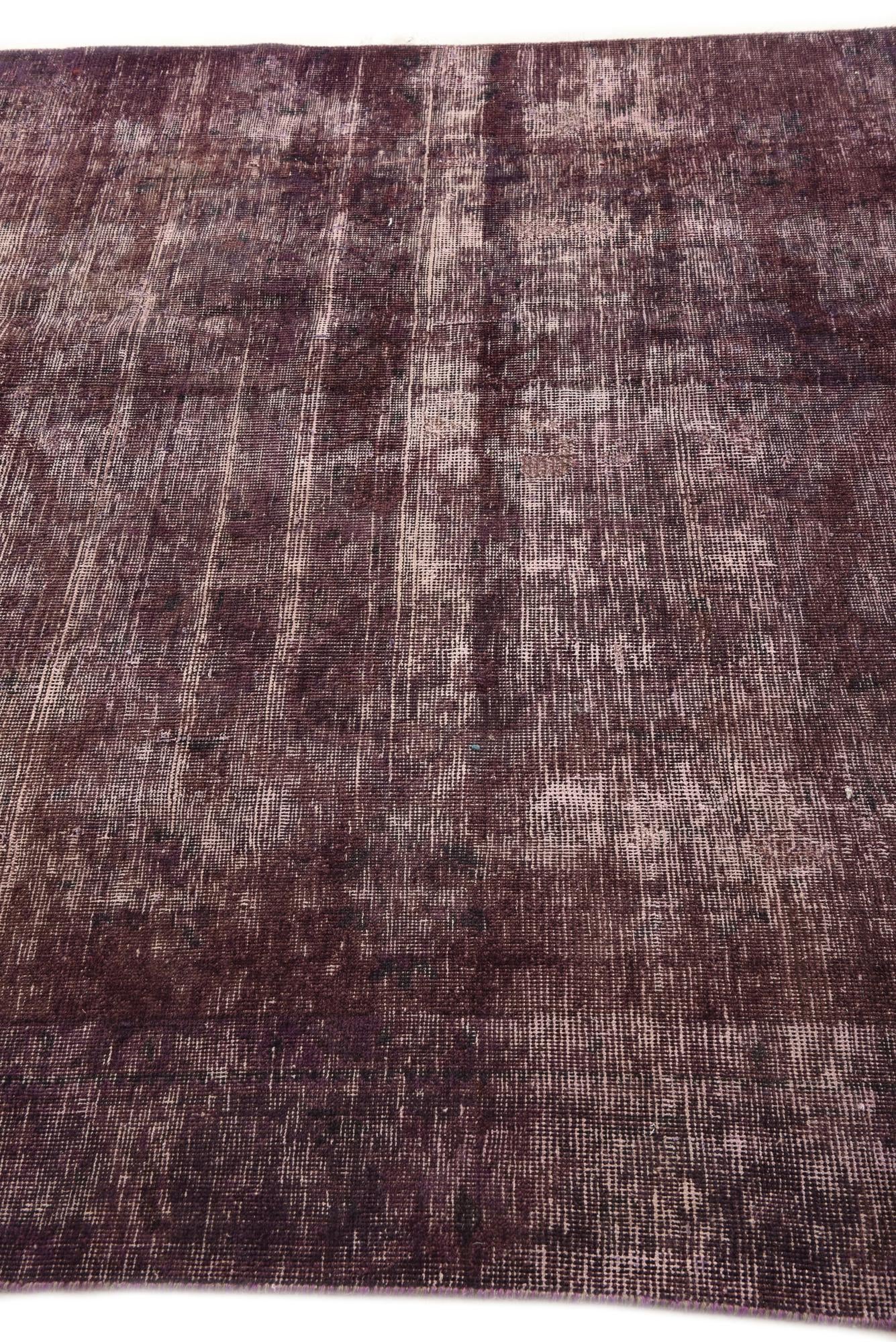 170cm x 270cm Hand Knotted Ultra Vintage Persian Wool Rug