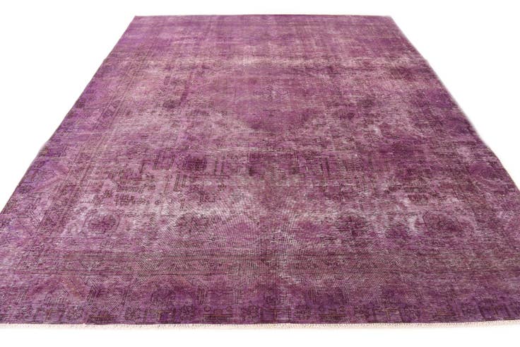 Detail image of 9' 1 x 11' 3 Hand Knotted Ultra Vintage Persian Wool Rug