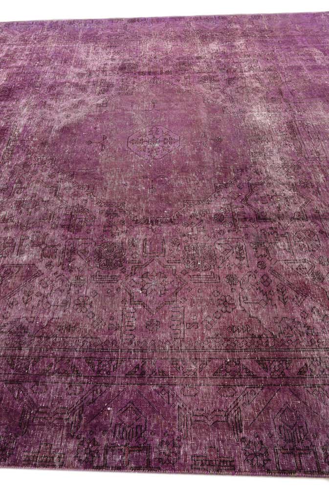 9' 1 x 11' 3 Hand Knotted Ultra Vintage Persian Wool Rug