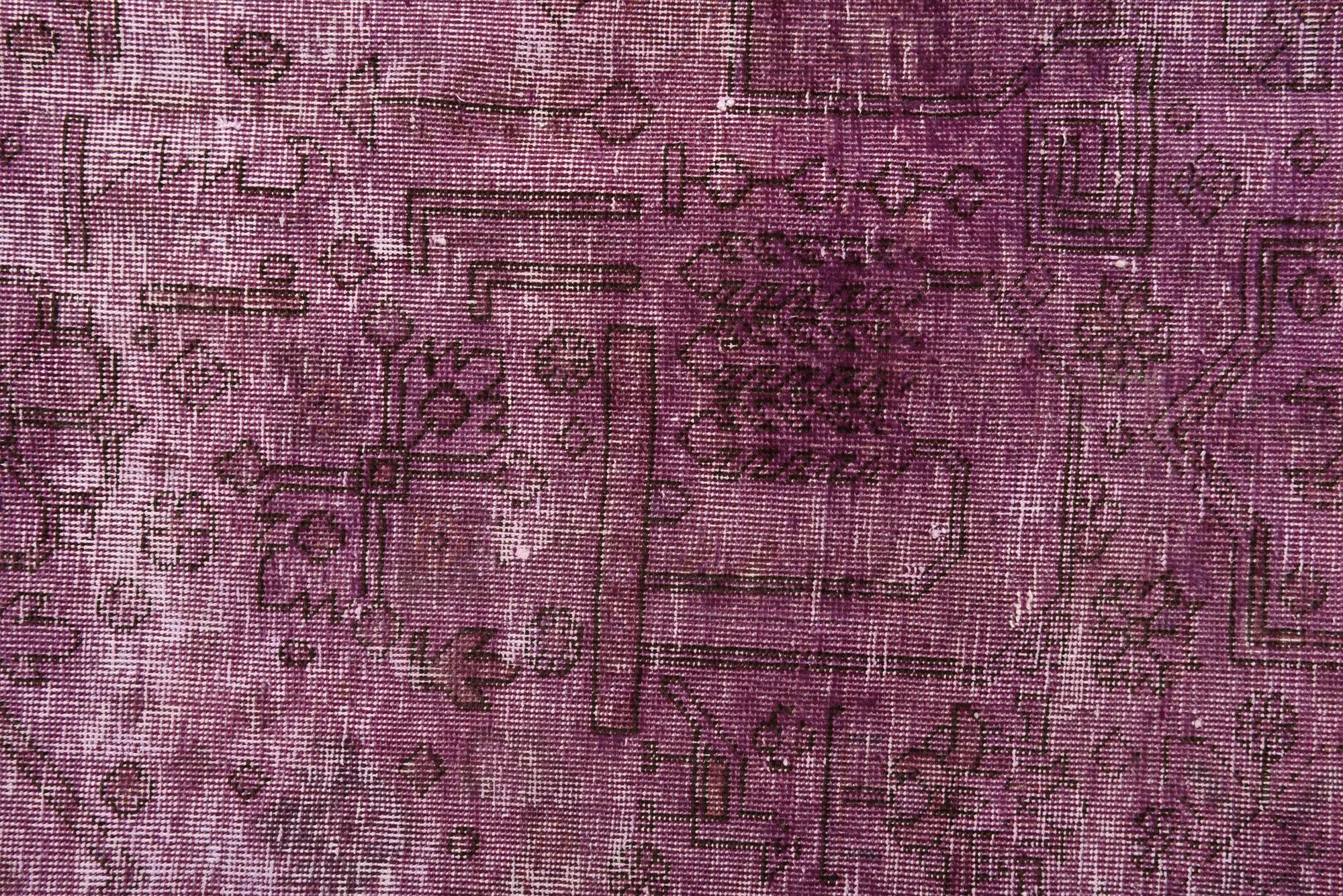 9' 1 x 11' 3 Hand Knotted Ultra Vintage Persian Wool Rug