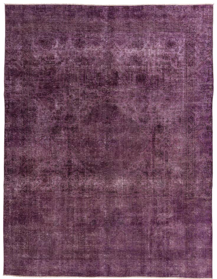 Detail image of 9' 1 x 11' 3 Hand Knotted Ultra Vintage Persian Wool Rug