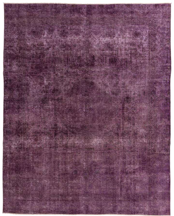 9' 1 x 11' 3 Hand Knotted Ultra Vintage Persian Wool Rug