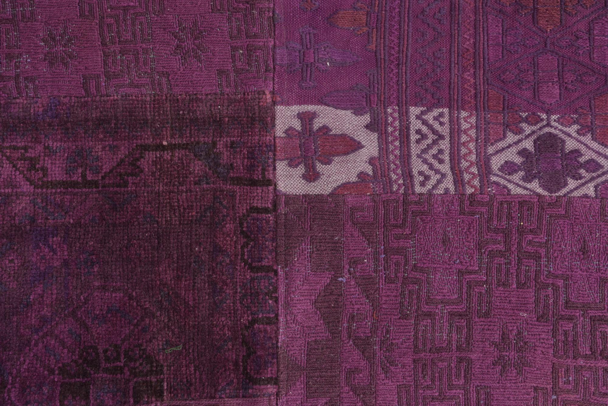 6' 9 x 9' 10 Hand Knotted Ultra Vintage Persian Wool Rug