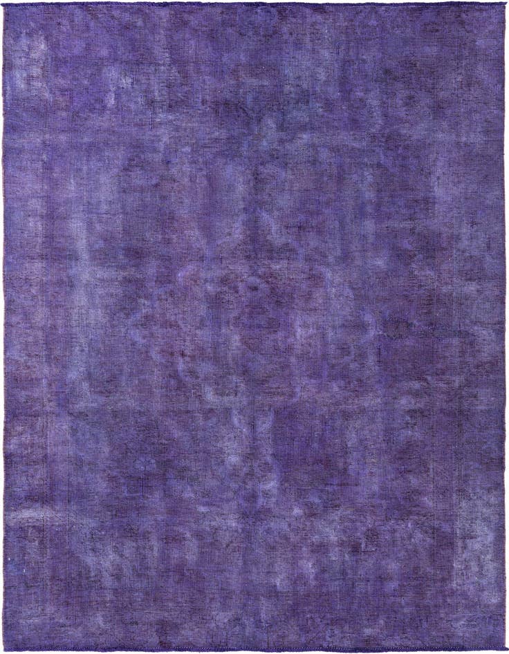 Detail image of 5' 8 x 8' 10 Hand Knotted Ultra Vintage Persian Wool Rug
