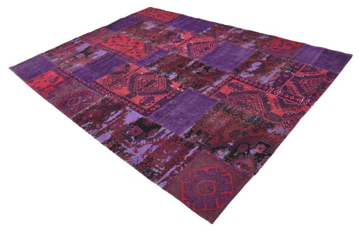 Detail image of 7' 3 x 9' 9 Hand Knotted Ultra Vintage Persian Wool Rug