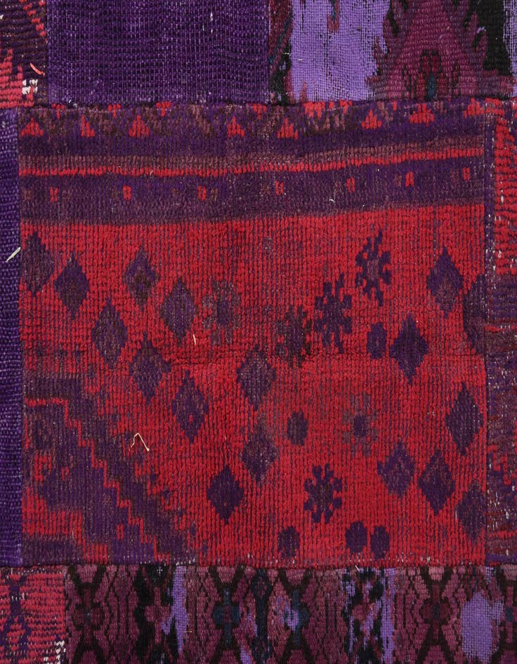 Detail image of 7' 3 x 9' 9  Hand Knotted Ultra Vintage Persian Wool Rug