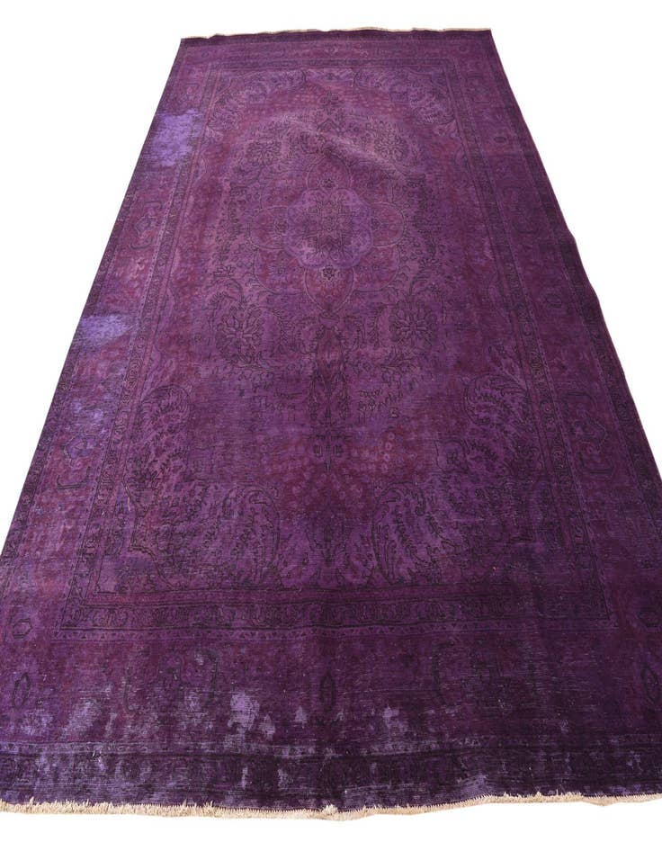 Detail image of 9' 5 x 12' 4  Hand Knotted Ultra Vintage Persian Wool Rug