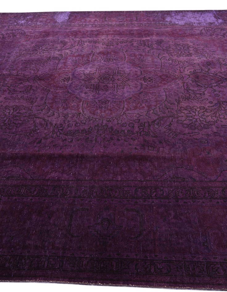 Detail image of 9' 5 x 12' 4  Hand Knotted Ultra Vintage Persian Wool Rug