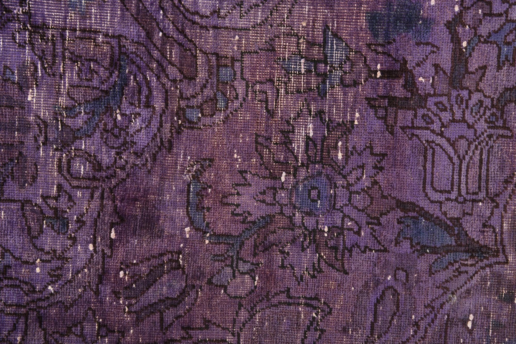 7' 1 x 9' 4 Hand Knotted Ultra Vintage Persian Wool Rug