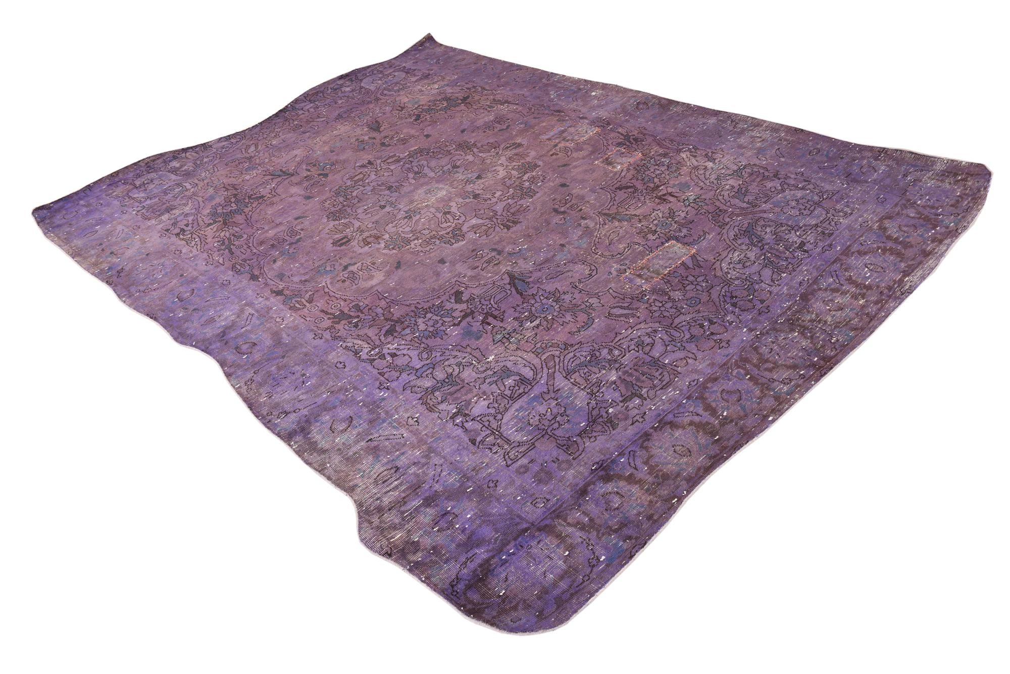 7' 1 x 9' 4 Hand Knotted Ultra Vintage Persian Wool Rug