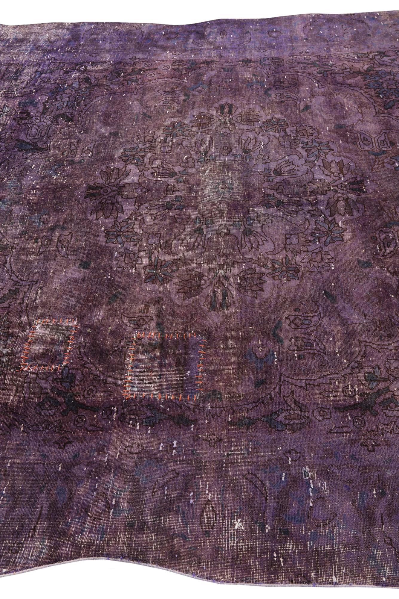7' 1 x 9' 4 Hand Knotted Ultra Vintage Persian Wool Rug
