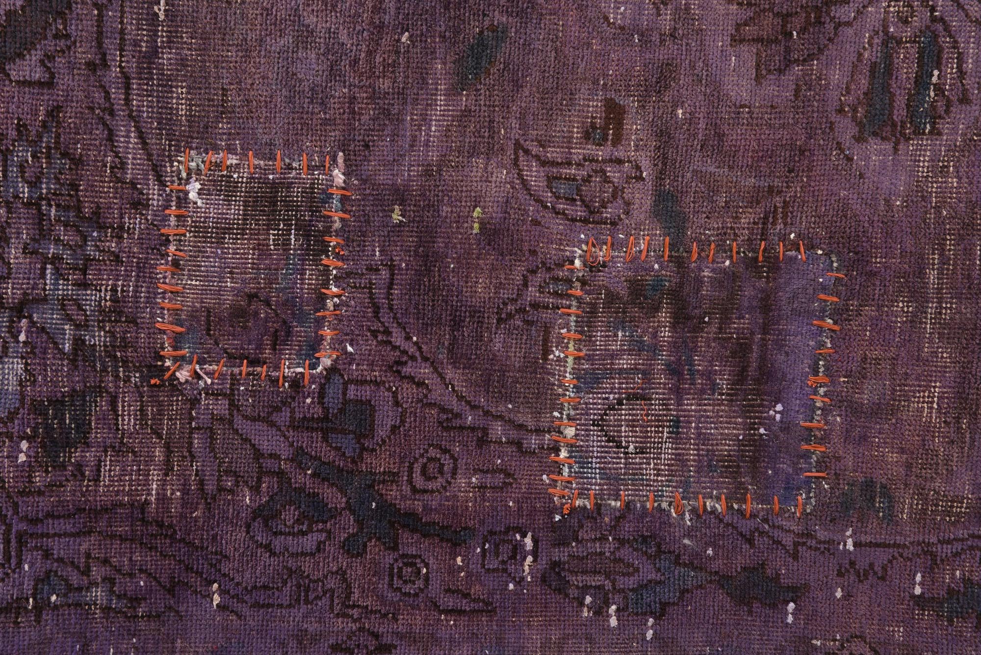 7' 1 x 9' 4 Hand Knotted Ultra Vintage Persian Wool Rug