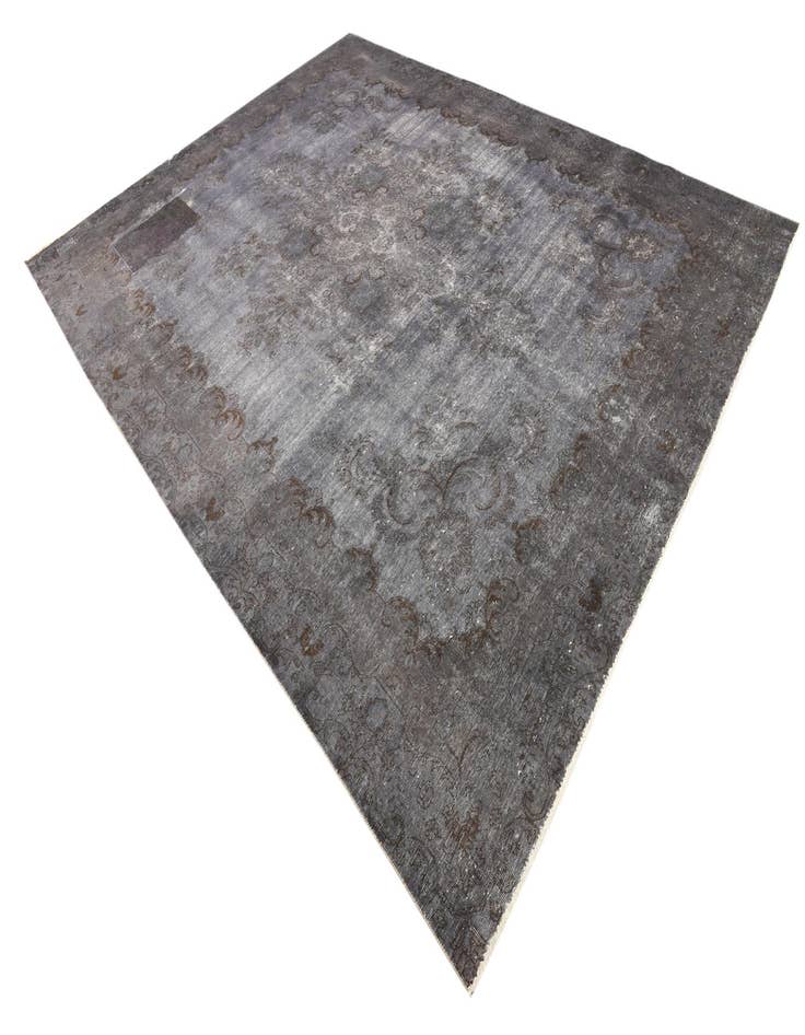 Detail image of 9' 5 x 12' 3  Hand Knotted Ultra Vintage Persian Wool Rug