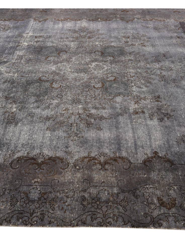 Detail image of 9' 5 x 12' 3  Hand Knotted Ultra Vintage Persian Wool Rug