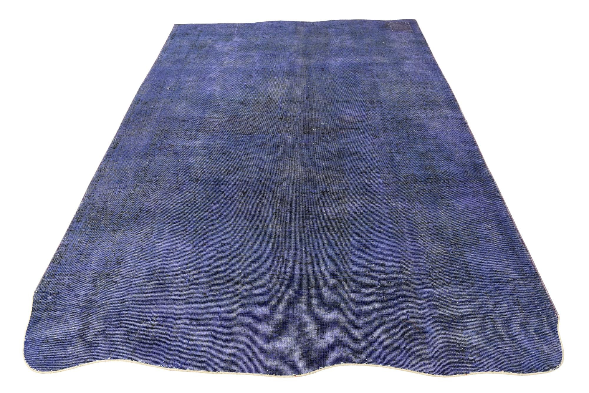 6' 7 x 9' 8 Hand Knotted Ultra Vintage Persian Wool Rug