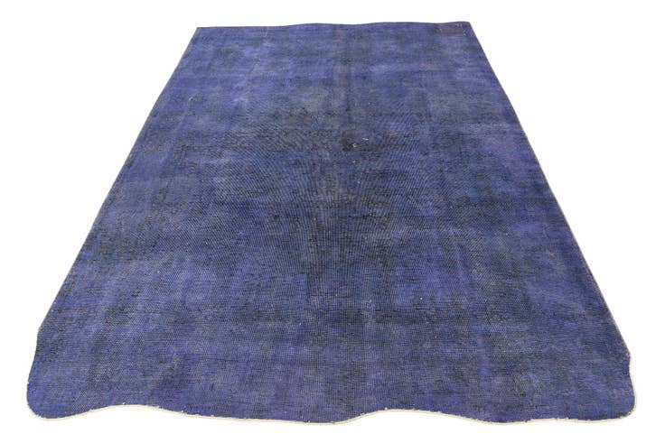 Detail image of 6' 7 x 9' 8 Hand Knotted Ultra Vintage Persian Wool Rug