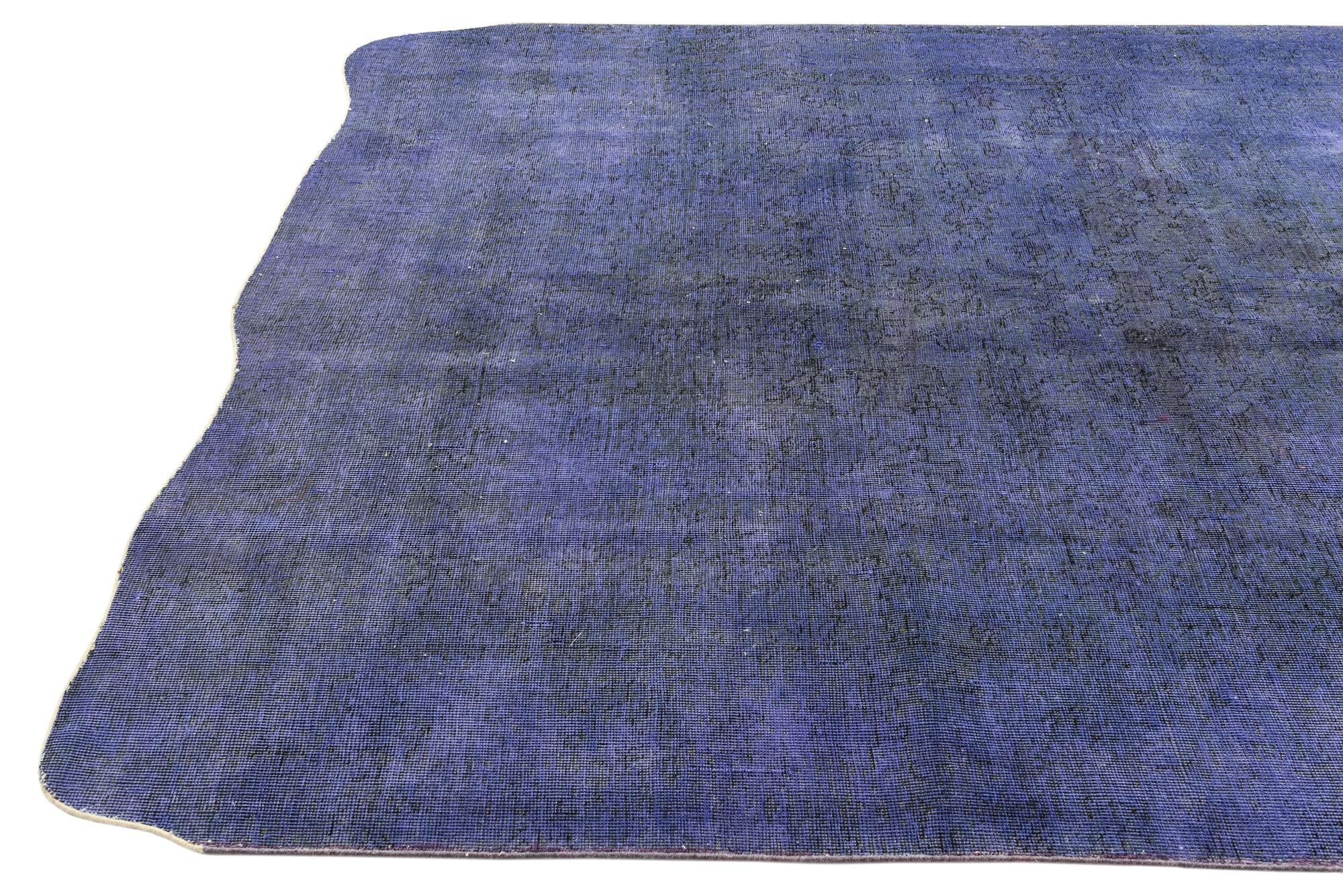 6' 7 x 9' 8 Hand Knotted Ultra Vintage Persian Wool Rug