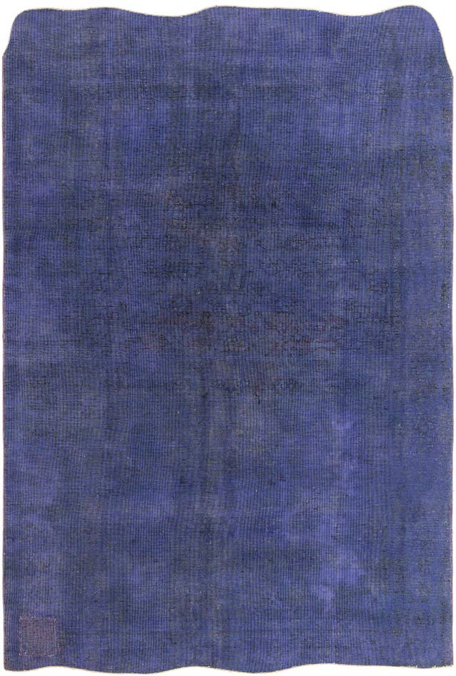 Detail image of 6' 7 x 9' 8 Hand Knotted Ultra Vintage Persian Wool Rug