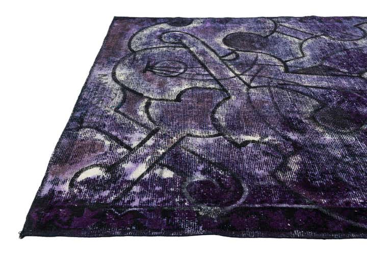 3' 10 x 4' 7 Hand Knotted Ultra Vintage Persian Wool Rug