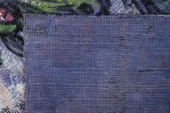 4' 10 x 5' 8 Hand Knotted Ultra Vintage Persian Wool Rug